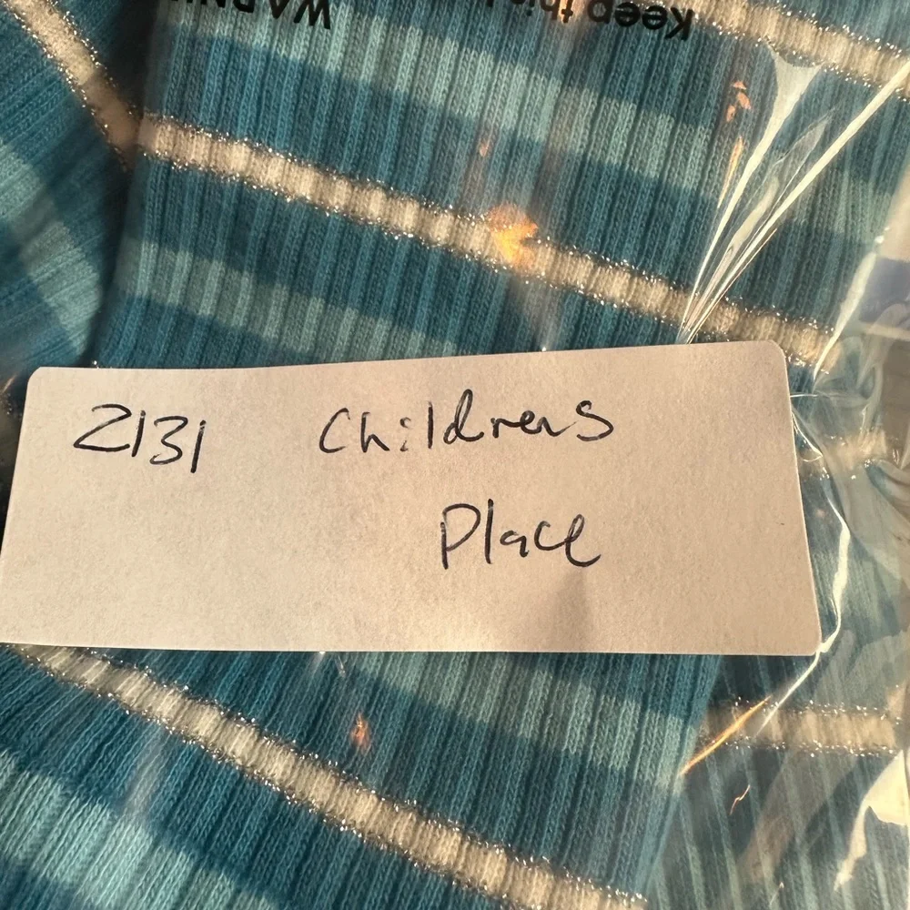 Vintage The Children’s Place Girls XS 4 Striped Turtleneck Shirt Long Sleeve 90s